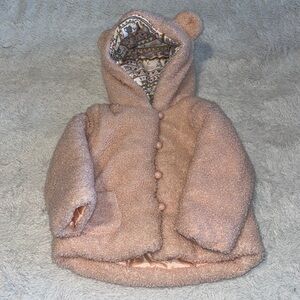Max studio baby pink button up jacket